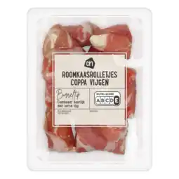 Albert Heijn AH Roomkaasrolletjes coppa vijgen aanbieding