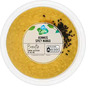 Albert Heijn AH Terra Hummus spicy mango aanbieding