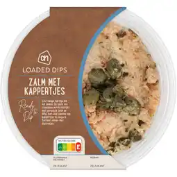Albert Heijn AH Loaded dip zalm met kappertjes aanbieding
