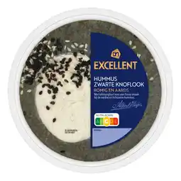 Albert Heijn AH Excellent Hummus zwarte knoflook aanbieding