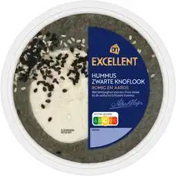 Albert Heijn AH Excellent Hummus zwarte knoflook aanbieding
