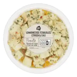 Albert Heijn AH Gemarineerde fetablokjes citroen & chili aanbieding