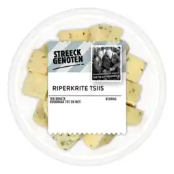 Albert Heijn Streeckgenoten Kaasblokjes Riperkrite tsiis 48+ aanbieding