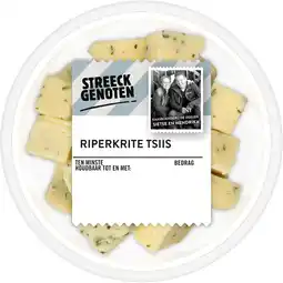 Albert Heijn Streeckgenoten Kaasblokjes Riperkrite tsiis 48+ aanbieding
