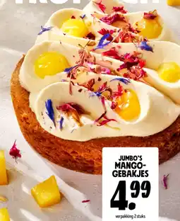 Jumbo Jumbo's mango- gebakjes aanbieding