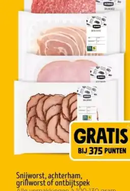 Jumbo Snijworst, achterham, grillworst of ontbijtspek aanbieding