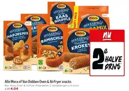 Jumbo Alle Mora of Van Dobben Oven & Airfryer snacks aanbieding