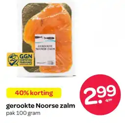 Spar Gerookte Noorse zalm aanbieding