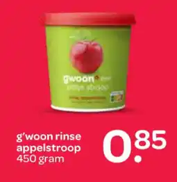 Spar G'woon rinse appelstroop aanbieding