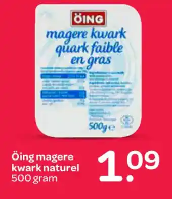 Spar Oing magere kwark naturel aanbieding