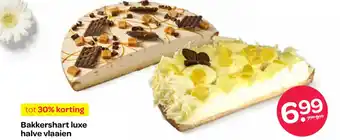 Spar Bakkershart luxe halve vlaaien aanbieding