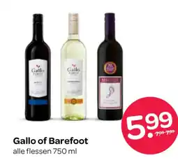 Spar Gallo of Barefoot aanbieding