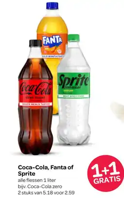 Spar Coca-Cola, Fanta of Sprite aanbieding