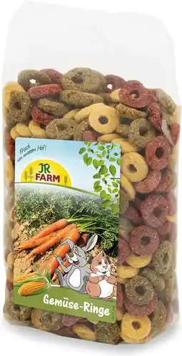 Intratuin JR Farm knaagdier- en konijnensnack groente 200 g aanbieding
