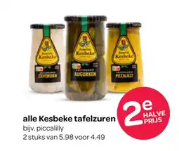 Spar Alle Kesbeke tafelzuren aanbieding