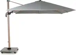 Intratuin Intratuin zweefparasol Malta grijs 300 x 300 x 255 cm aanbieding