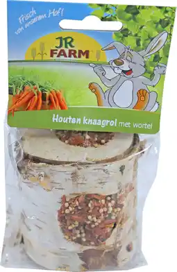 Intratuin JR Farm Knaagrol Hout Met Wortel 150 g aanbieding