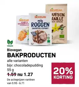 Ekoplaza Biovegan bakproducten aanbieding