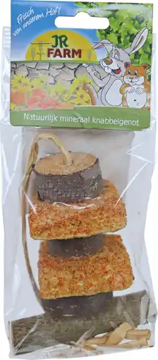 Intratuin JR Farm knaagdierensnack mineraal ketting 250 g aanbieding