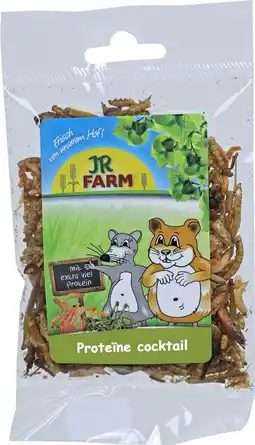 Intratuin JR Farm knaagdierensnack proteïne cocktail 10 g aanbieding
