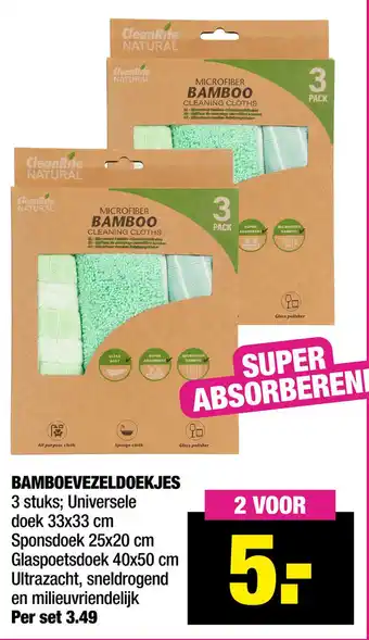 Big Bazar Bamboevezeldoekjes aanbieding