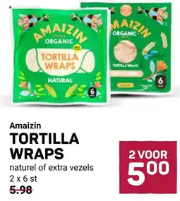 Ekoplaza Amaizin tortilla wraps aanbieding