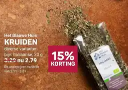 Ekoplaza Het Blauwe Huis kruiden aanbieding