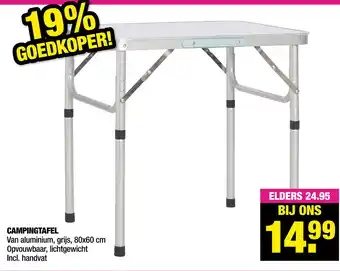 Big Bazar Campingtafel aanbieding