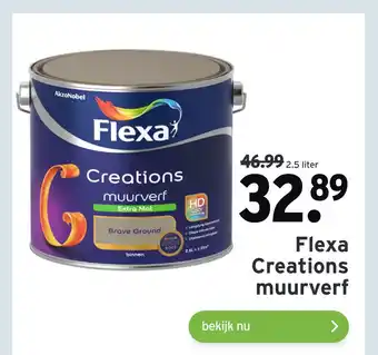 GAMMA Flexa Creations muurverf aanbieding