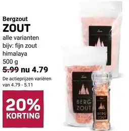 Ekoplaza Bergzout zout aanbieding