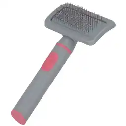 Pets Place Beaubeau Slickerborstel - Verzorging - 9.5x19x3.5 cm Grijs aanbieding
