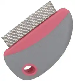 Pets Place Beaubeau Vlooienkam - Verzorging - 6x8.5x0.5 cm Grijs aanbieding