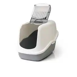 Pets Place Savic Kattentoilet Nestor - Kattenbak - 56x39x38.5 cm Grijs Groen aanbieding