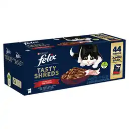 Pets Place Felix Multibox Heerlijke Reepjes Farm Selectie - Kattenvoer - Mix 44x80 g aanbieding