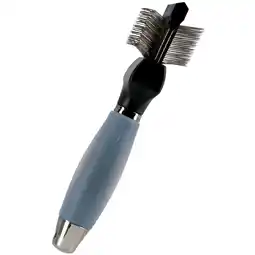 Pets Place Beaubeau Slickerborstel Dubbelzijdig Softgrip - Verzorging - 19.5x4.7 cm Small aanbieding