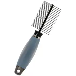 Pets Place Beaubeau Kam Dubbelzijdig Softgrip - Verzorging - 18x12 cm aanbieding