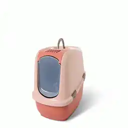 Pets Place Savic Nestor Jumbo Tuscany - Kattenbak - 66.5x48.5x46.5 cm Pink aanbieding