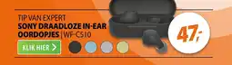 Expert Sony draadloze in-ear oordopjes aanbieding
