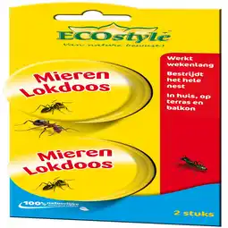 Pets Place Ecostyle Mierenlokdoos - Insectenbestrijding - 2 stuks aanbieding
