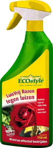 Pets Place Ecostyle Luisvrij Rozen Gebruiksklaar - Gewasbescherming - 750 ml aanbieding