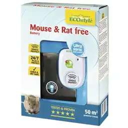 Pets Place Ecostyle Mouse & Rat Free 50 Battery - Ongediertebestrijding aanbieding
