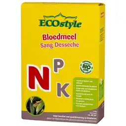 Pets Place Ecostyle Bloedmeel - Moestuinmeststoffen - 40 m2 1.6 kg aanbieding