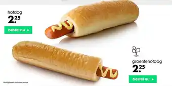 HEMA Hotdog Of Groentehotdog aanbieding