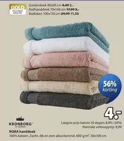 Jysk Nora Handdoek aanbieding