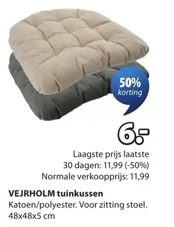Jysk Vejrholm tuinkussen aanbieding