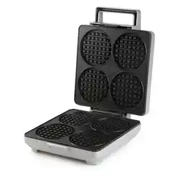 Bol.com DOMO DO9251W Wafelijzer - 'Wafflelicious' - Ronde Wafels - 1600W - Grijs aanbieding