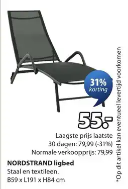 Jysk Nordsand Ligbed aanbieding