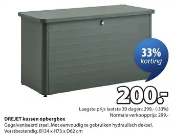 Jysk Drejet Kussen Opbergbox aanbieding