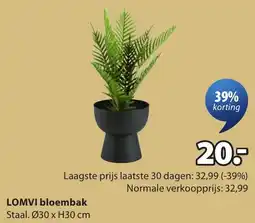 Jysk Lomvi Bloembak aanbieding