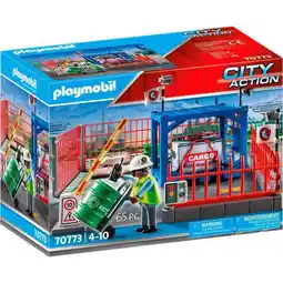 Bol.com PLAYMOBIL City Action Cargo Goederenmagazijn - 70773 aanbieding